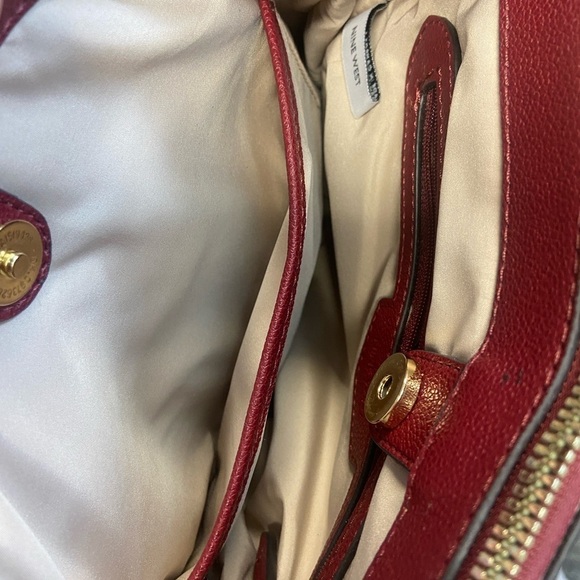 Nine West Red Purse - Picture 5 of 13
